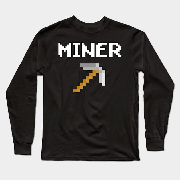 miner Long Sleeve T-Shirt by Mamon
